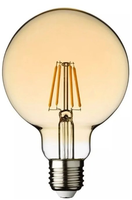 LAMPARA FILAMENTO G125 BROWN 8W 2700K NOVA